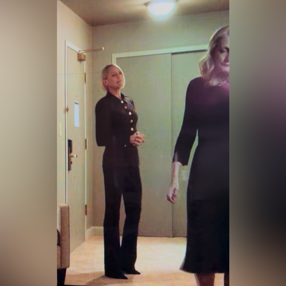 Dior Cherie Pointy Pump Perforated Black Suede 100mm heel ASO Claire Underwood - Picture 13 of 14
